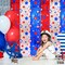 4th of July Decorations, Red White Blue 3 Pack America Star Tinsel Foil Fringe Curtains, Photo Booth Prop Streamer Backdrop for Independence Day, Memorial Day, Labor Day, Patriotic Party